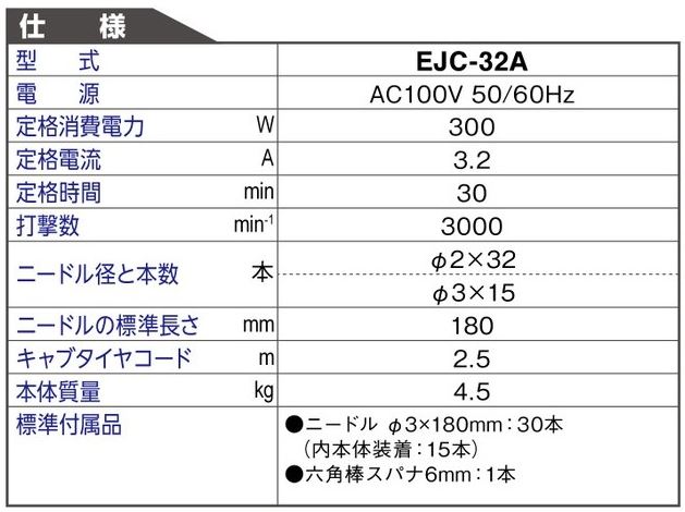 ジェットタガネ　EJC-32A　100V　本体のみ03