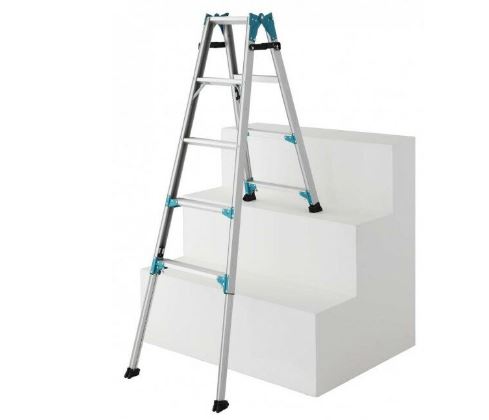 アルミ脚立　６尺　ＲＹＥ－１８　階段用　脚部伸縮式はしご兼用